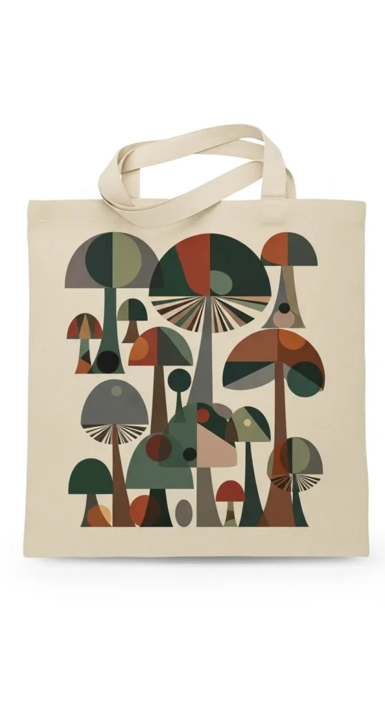 Geometric Mushroom Shapes