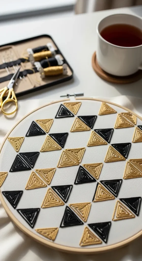 Geometric Triangle Pattern