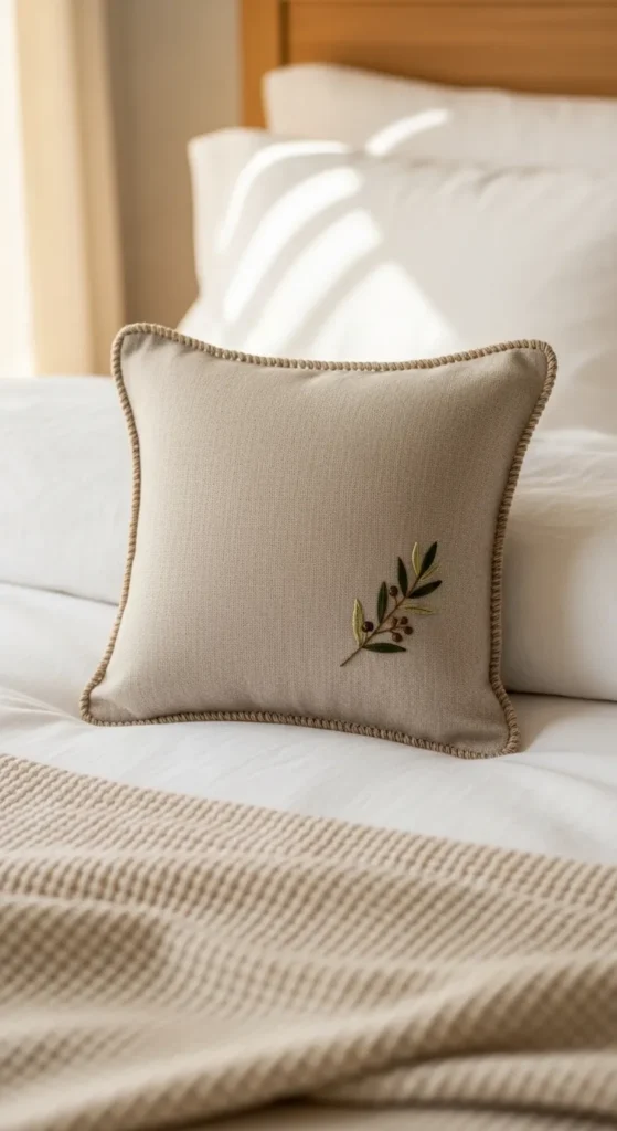 Handmade Pillow with Message