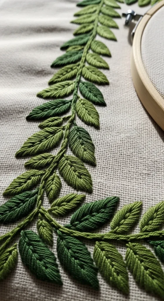 Leaf Vine Border
