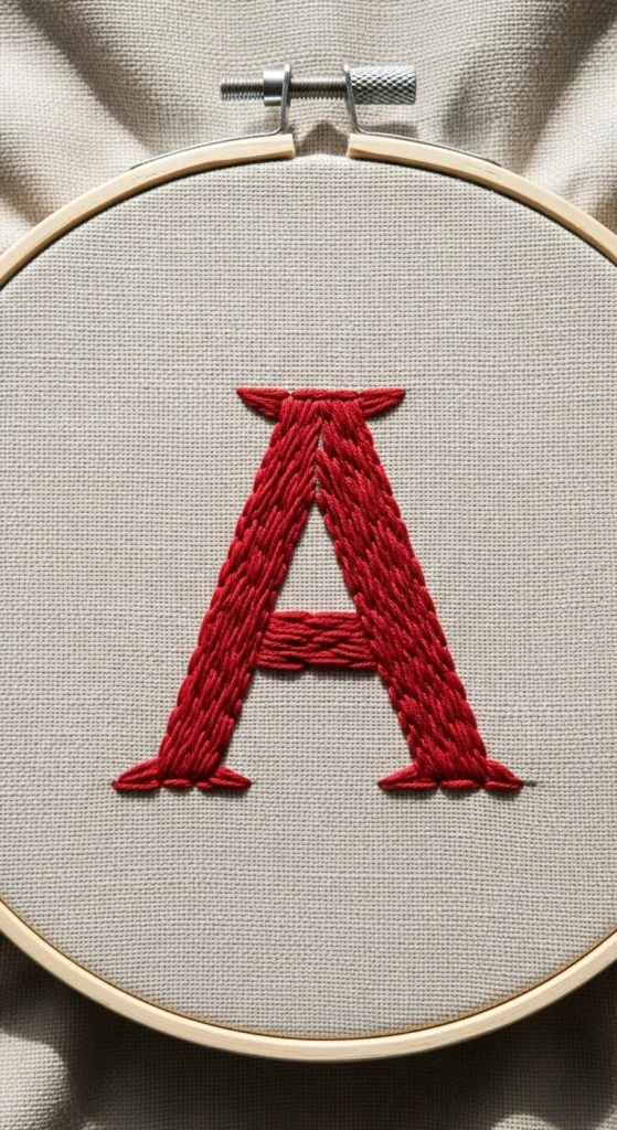 Letter Initial Stitch