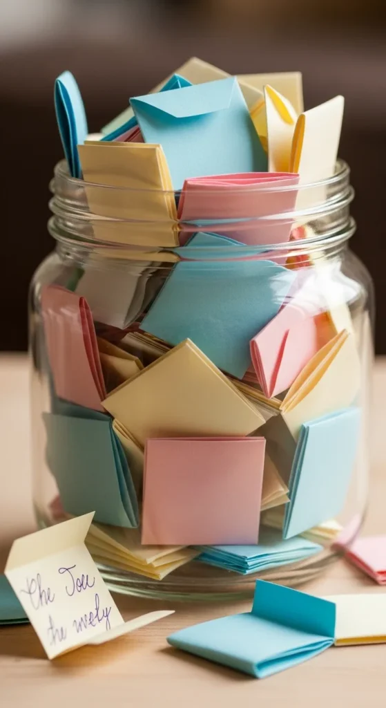 Memory Jar with Daily Notes
