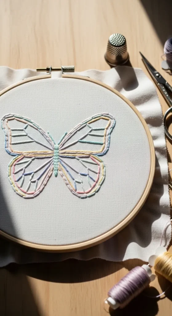 Mini Butterfly Outline
