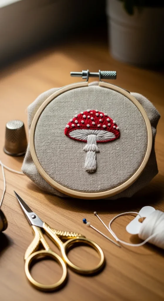 Mini Mushroom Pattern