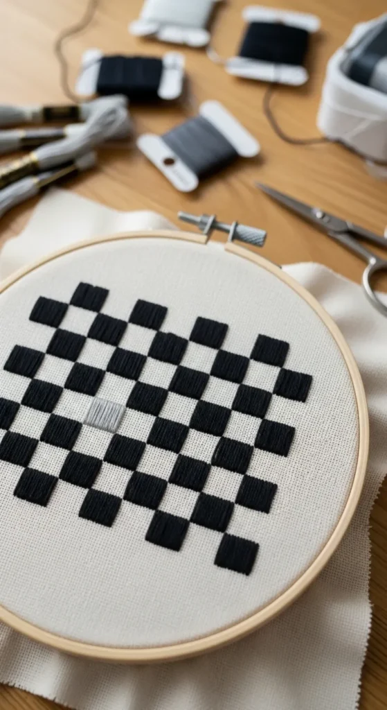 Modern Checker Grid