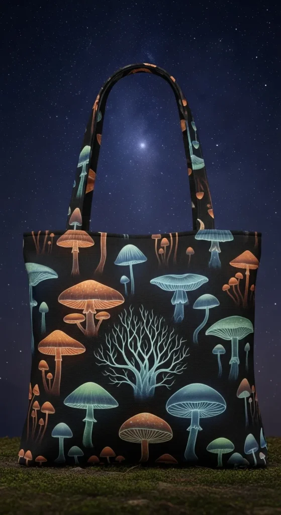  Night Glow Mushroom Theme