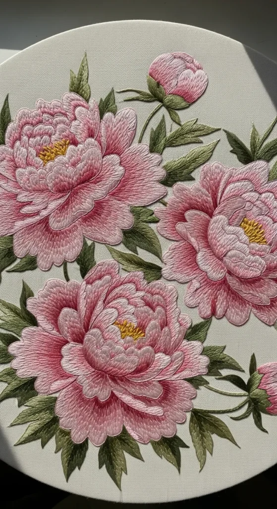 Peony Bloom Circle