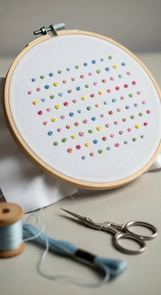 Polka Dot Stitch Pattern