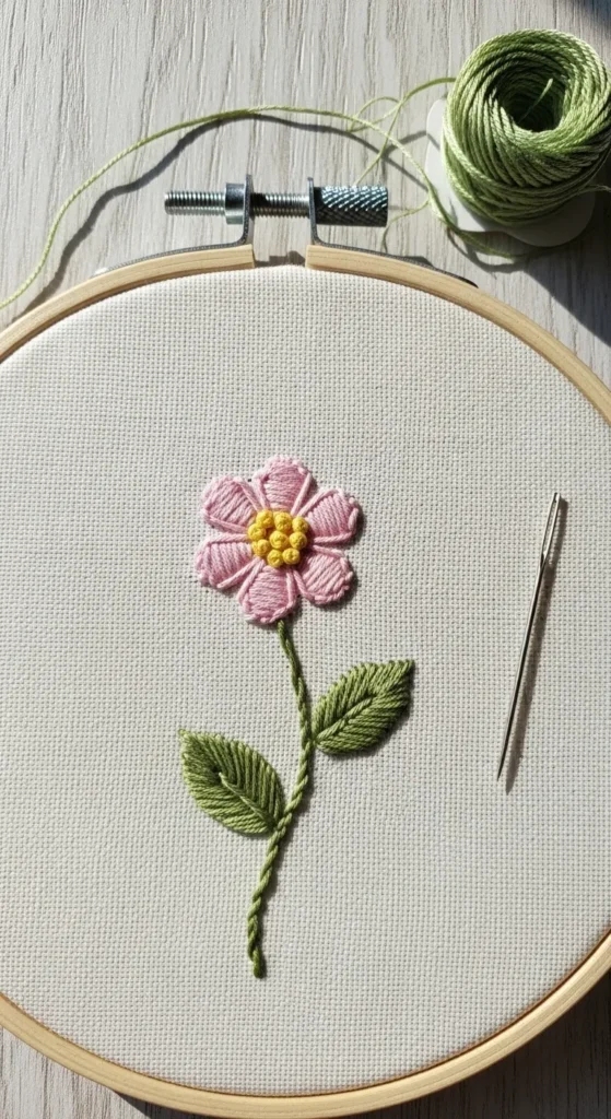 Single Flower Stem Design