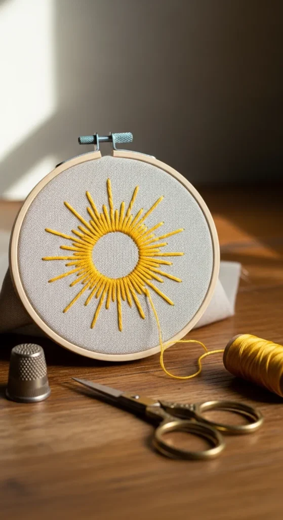 Small Sunburst Pattern