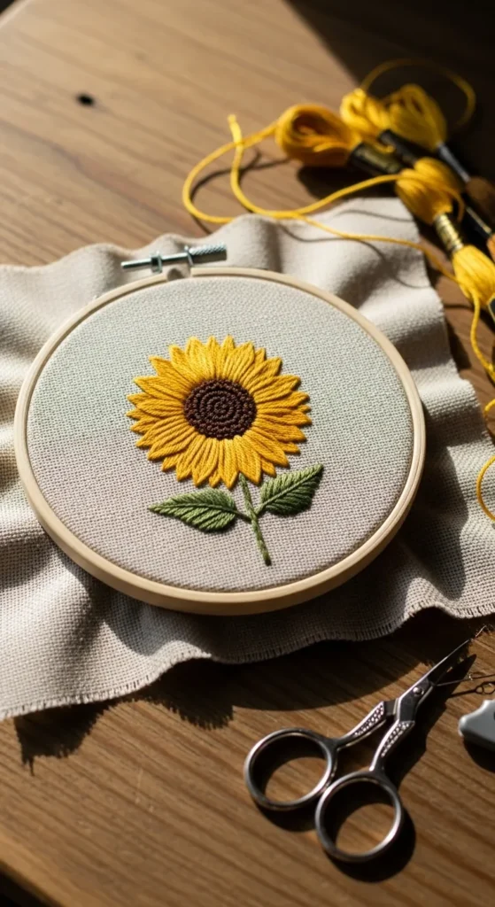  Small Sunflower Center