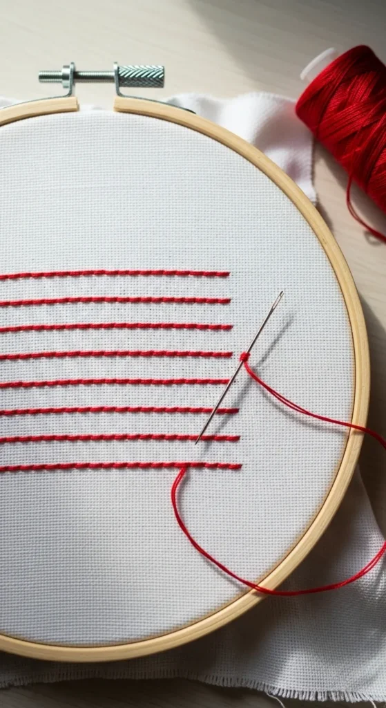 Straight Line Stitch Practice