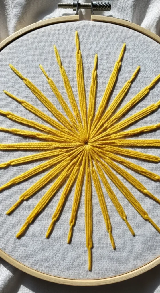 Sunburst Lines Pattern