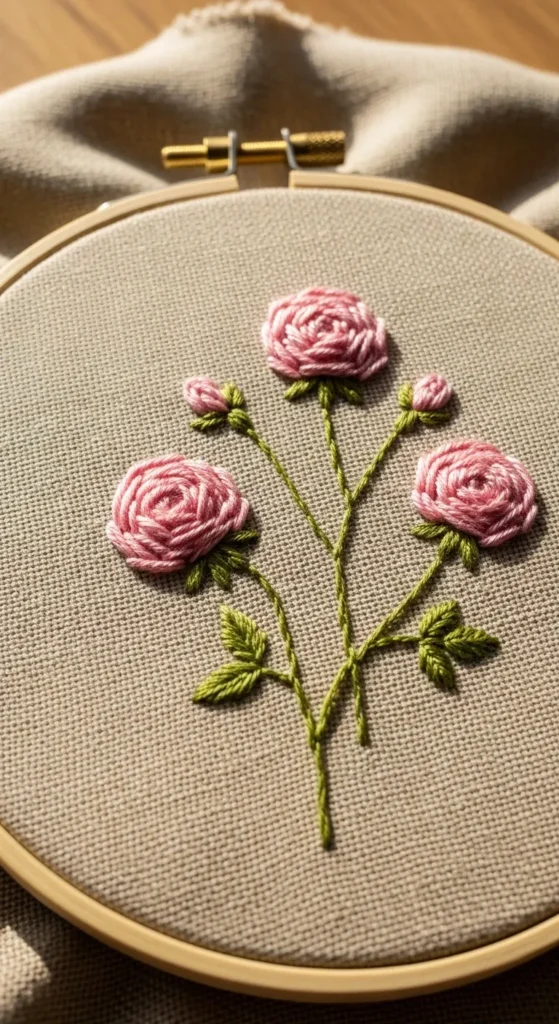 Tiny Rose Sprigs