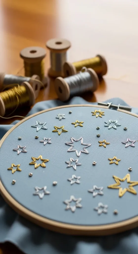 Tiny Star Scatter Pattern