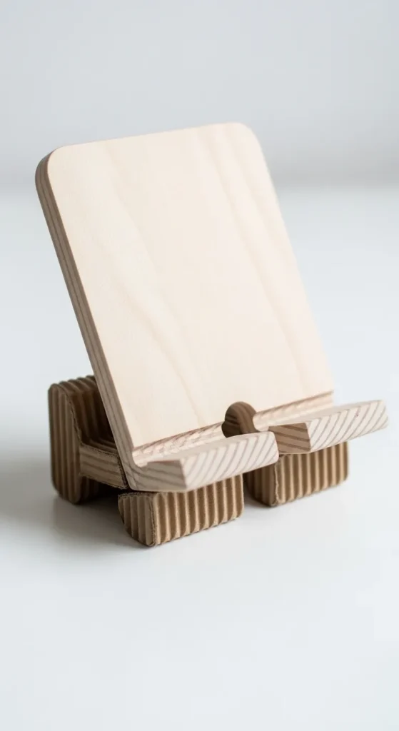 Wooden Phone Stand