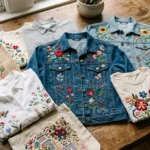 22 Bold hand embroidery designs on clothes for Personalized and Fashionable Details