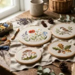 27 Cozy nature embroidery designs for Relaxing and Organic Handmade Beauty