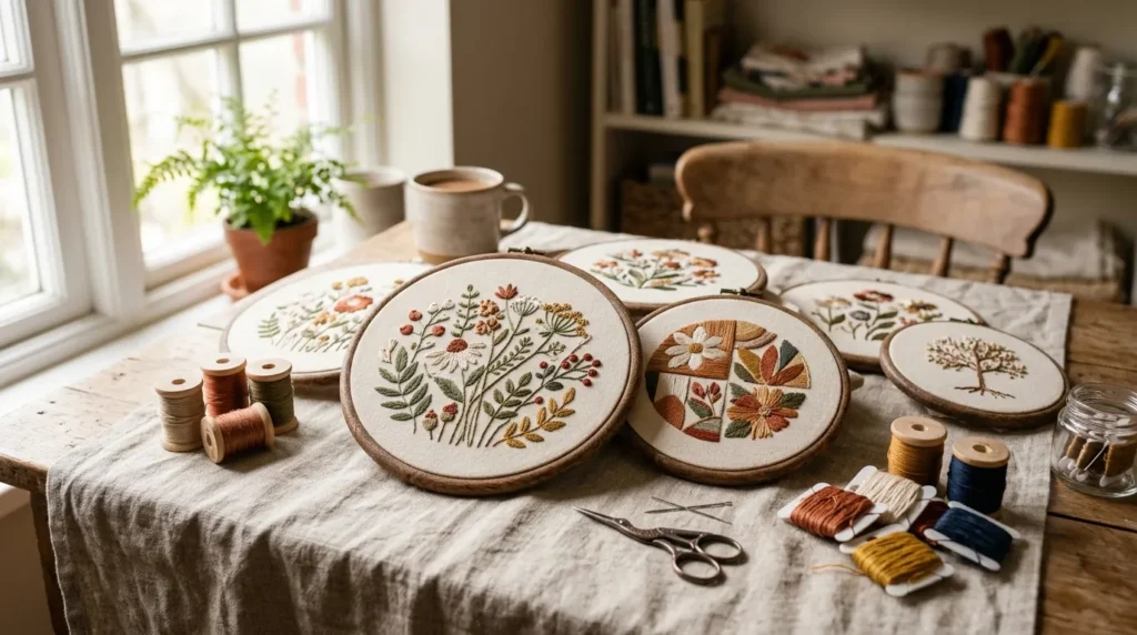 29 Viral embroidery hoop art ideas for Wall Decor That Feels Handmade and Special