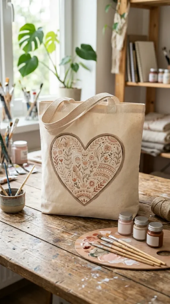 Boho Heart Outline