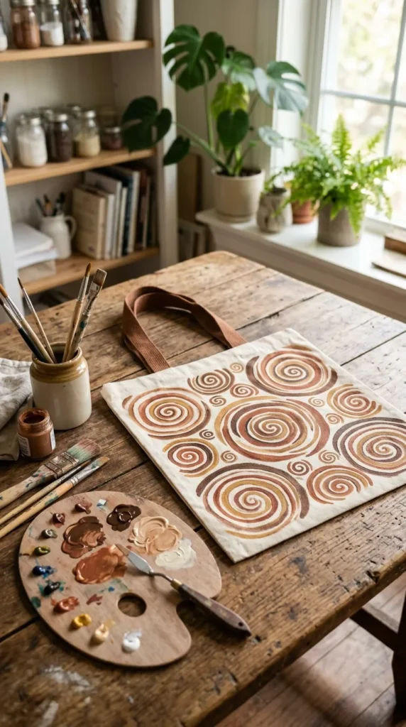 Boho Spiral Pattern