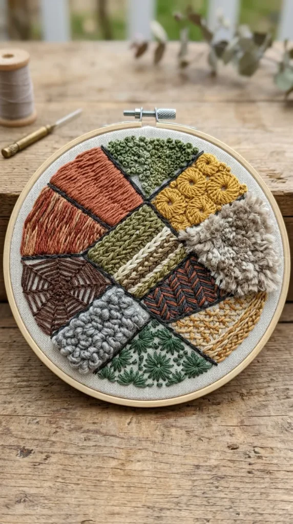 Color Block Stitch Hoop