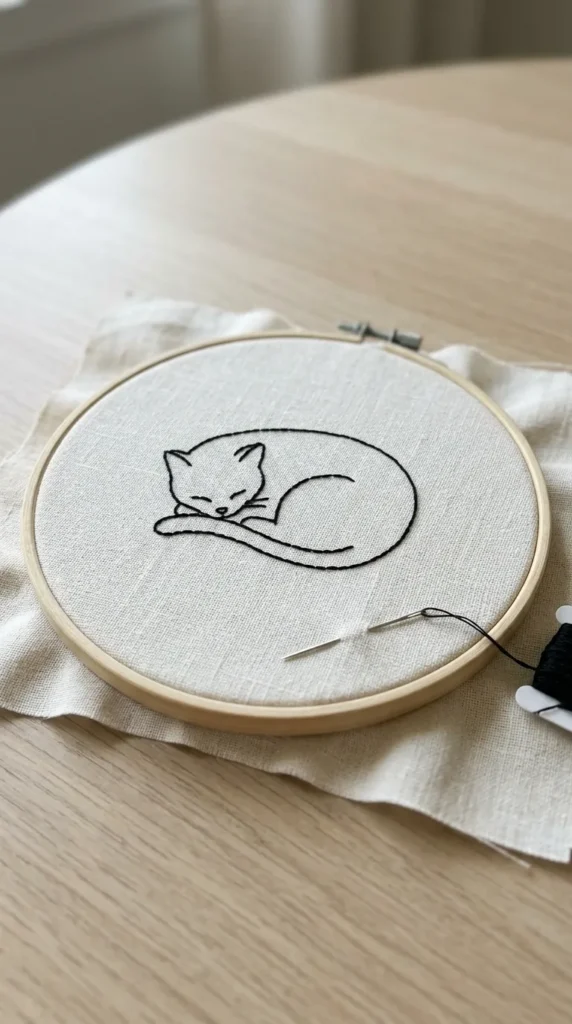 Cute Animal Outline Hoop
