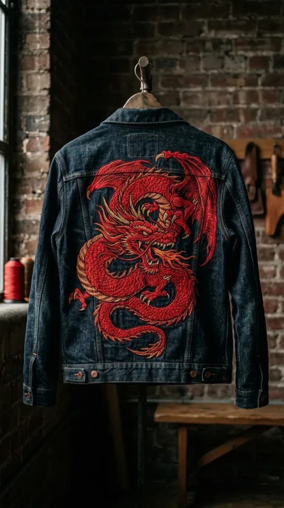 Dragon Inspired Stitch Art