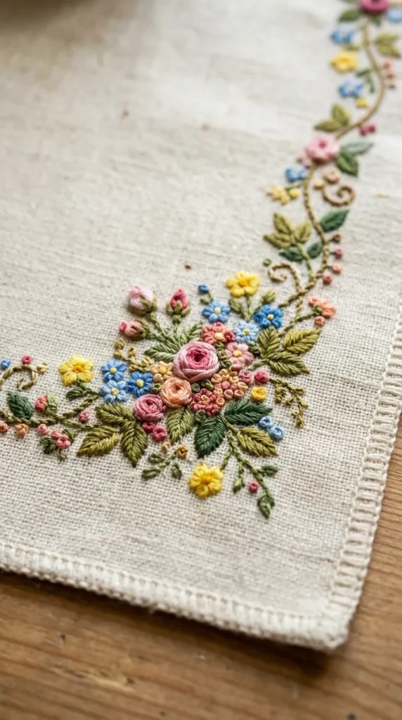 Floral Corner Border
