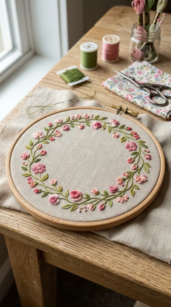 Floral Vine Border
