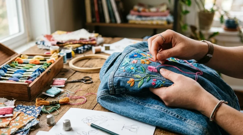 How to Embroider on Clothes by Hand for Custom and Stylish DIY Fashion