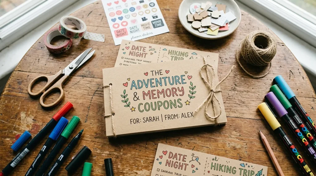 How to Make a Handmade Coupon Book for Him for a Cute and Personal Gift