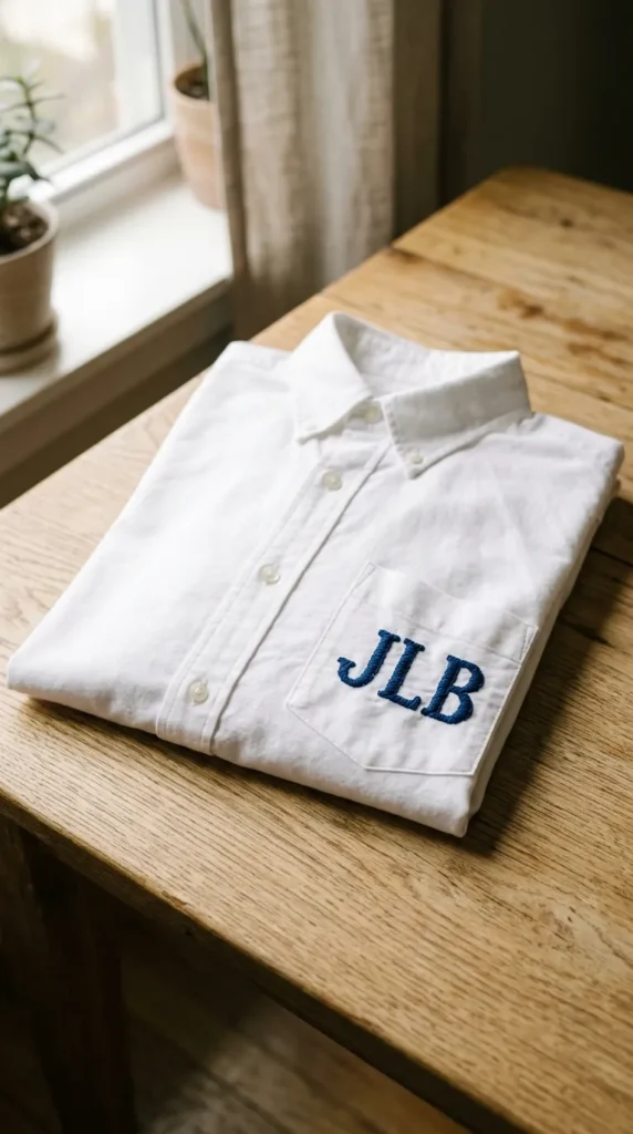 Initial Letter Embroidery Style