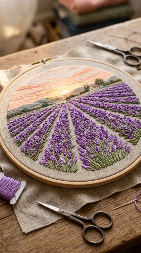  Lavender Field Landscape