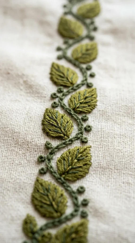  Leaf Chain Border