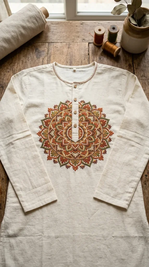 Mandala Chest Embroidery Design