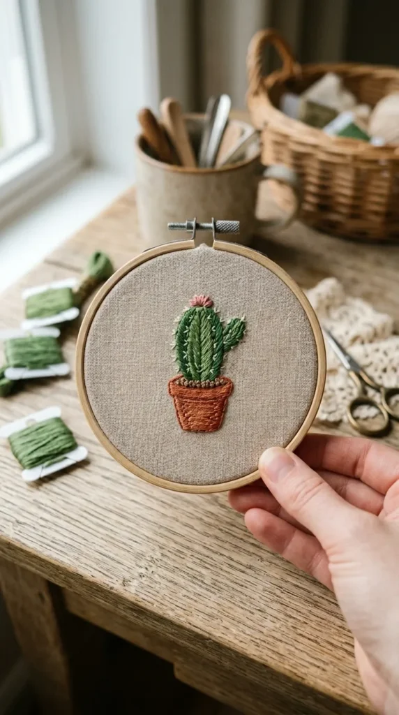 Mini Cactus Pot