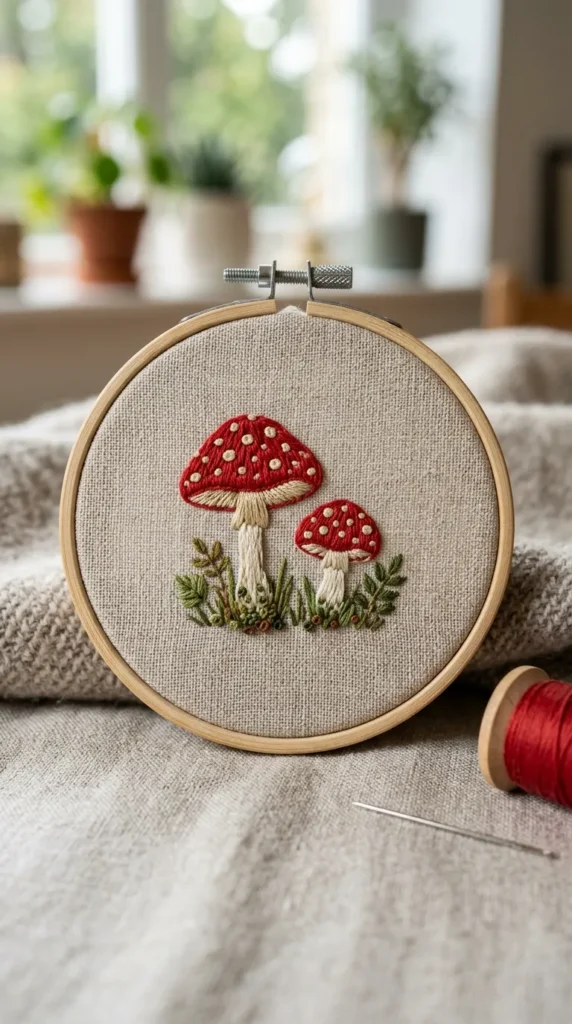 Mini Mushroom Pair