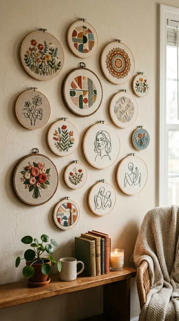Mixed Texture Hoop Set