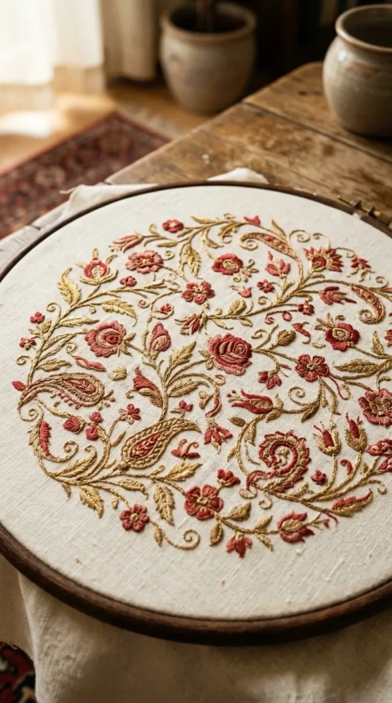 Persian Floral Embroidery