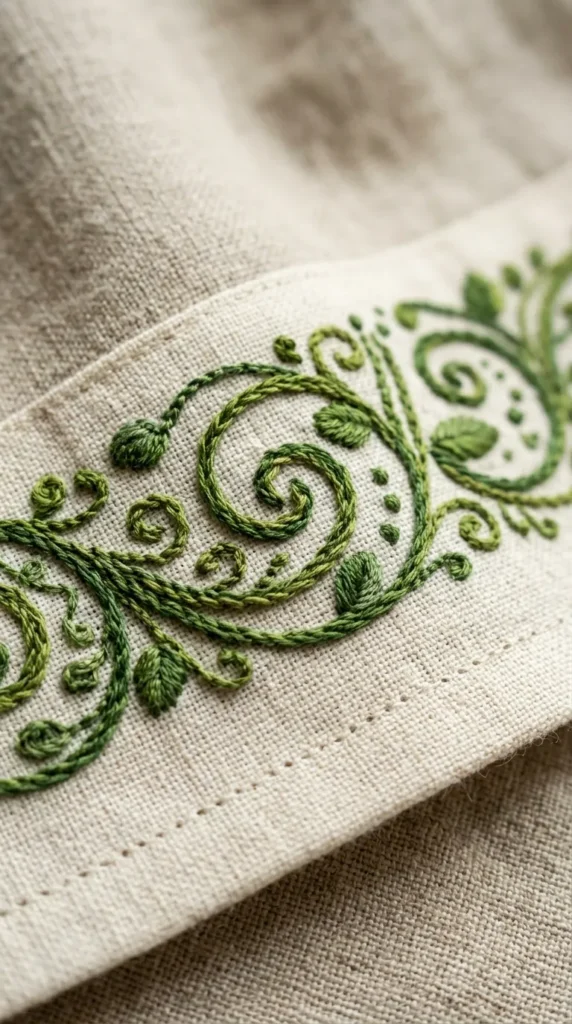 Spiral Vine Border