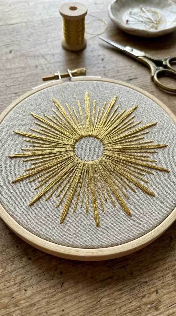 Sunburst Pattern Hoop