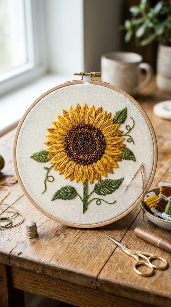 Sunflower Bold Stitch