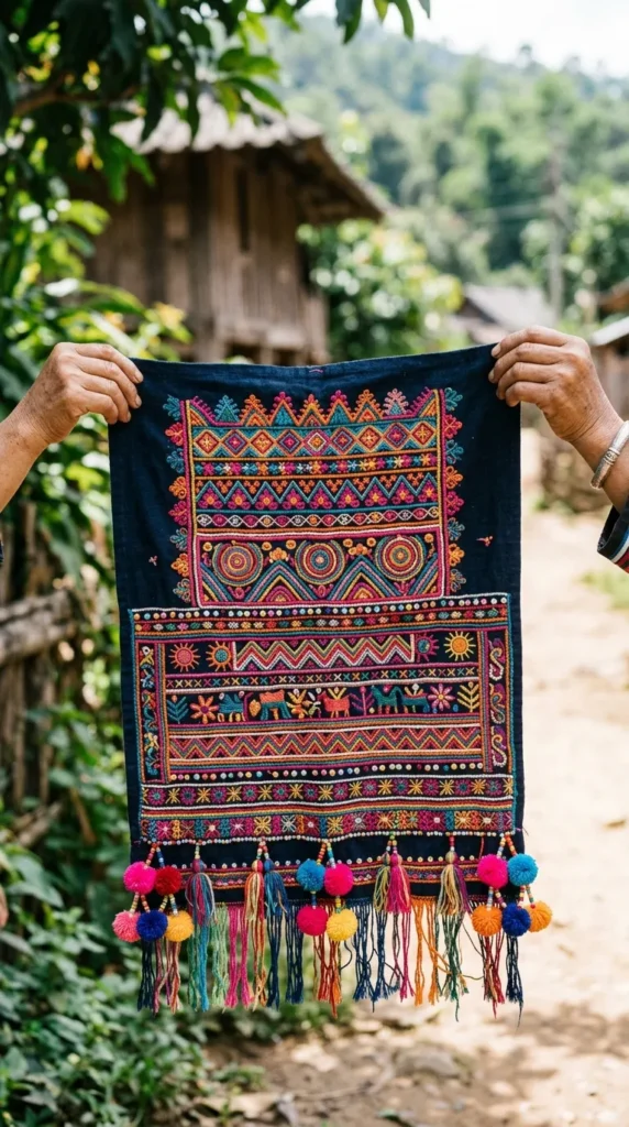 Thai Hill Tribe Embroidery