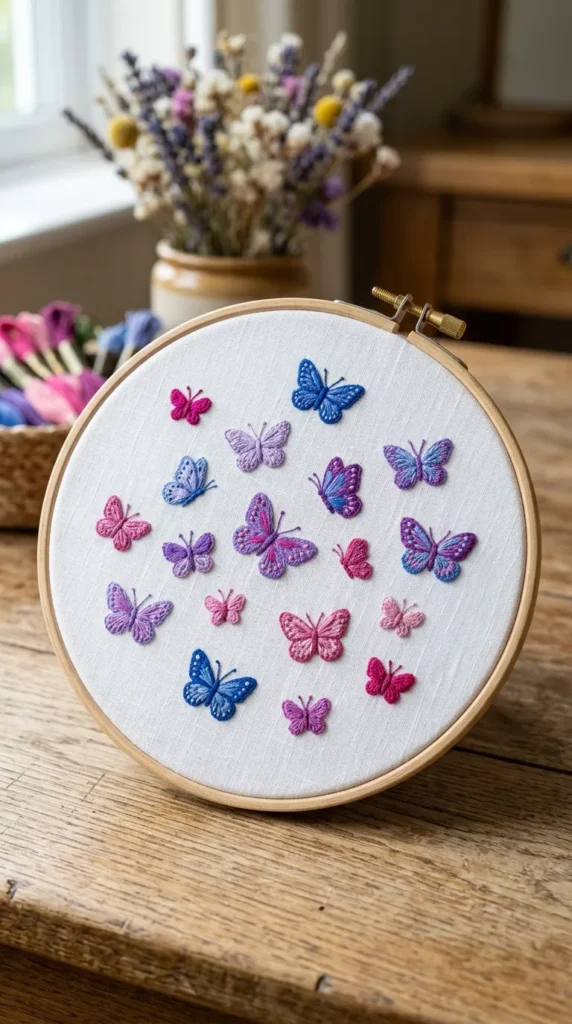 Tiny Butterfly Scatter Pattern