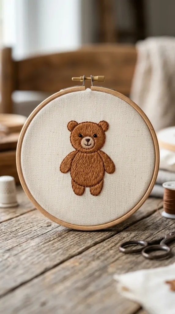  Tiny Teddy Bear Stitch Art