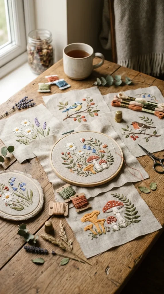 nature embroidery designs