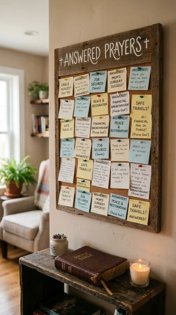 Answered Prayer Board