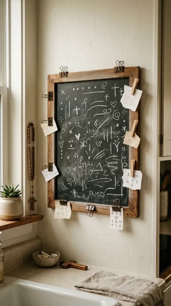 Chalkboard Prayer Reflection Board