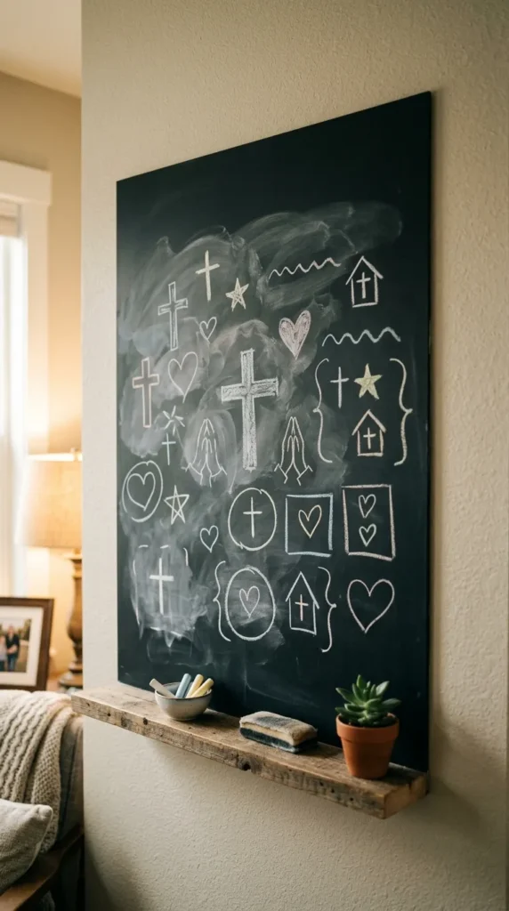 Chalkboard Prayer Wall